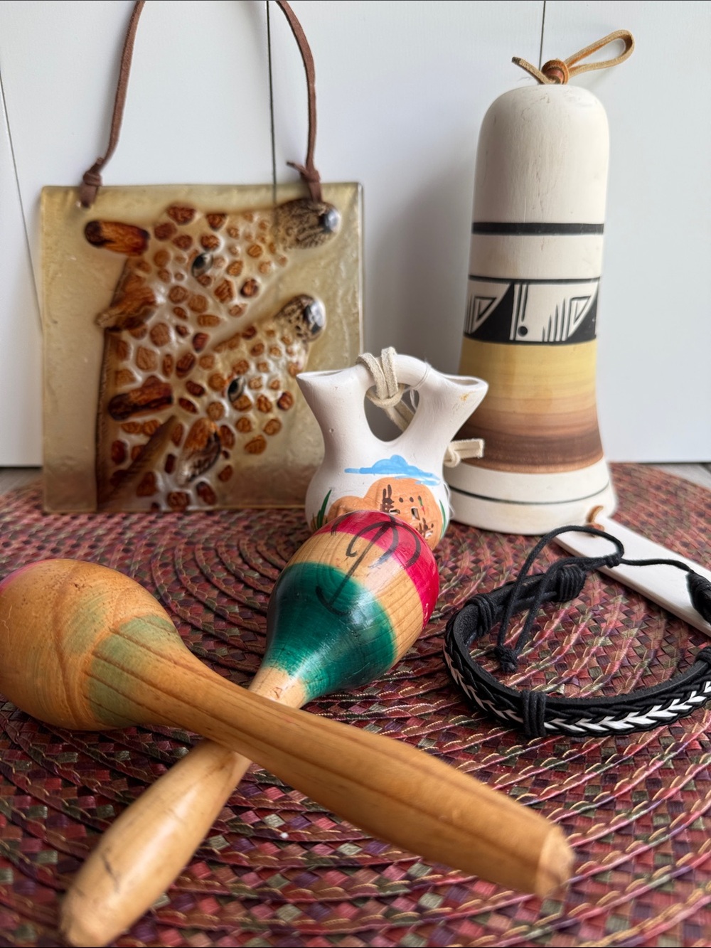 Navajo Bell, Santa Fe mini Wedding Vase, small morocco s, Glass Giraffe Bracelet